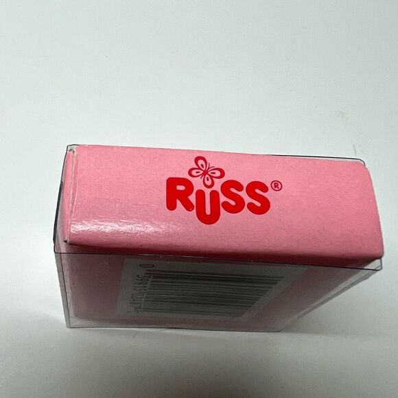 Vintage 1980s Red Paint Splatter Ceramic Heart Brooch Pin by Russ- 1.5" NIB - Picture 4 of 4